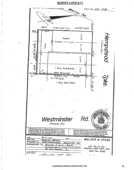 159-163 Hempstead Tpke, West Hempstead, NY à vendre - Plan de site - Image 2 de 8