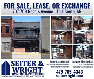 Plus de détails pour 707-709 Rogers Ave, Fort Smith, AR - Commerce de détail à vendre