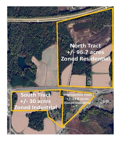 00 Eastern Ave, Rocky Mount, NC for sale - Aerial - Image 1 of 4