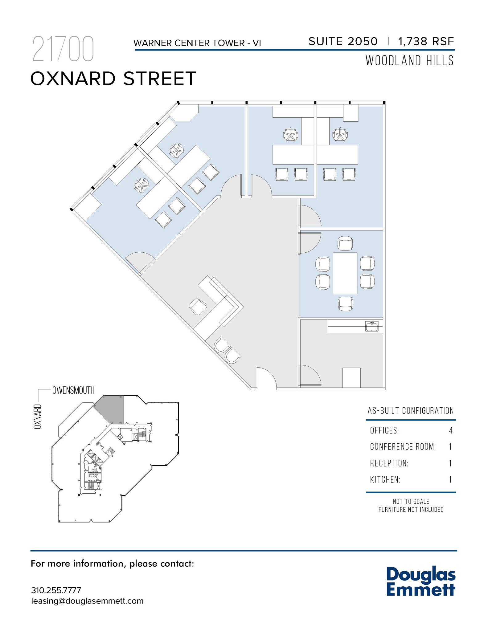 21700 Oxnard St, Woodland Hills, CA for lease Floor Plan- Image 1 of 1