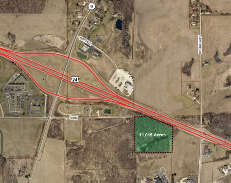 N BROADWAY, Huntington, IN à vendre - Aérien - Image 1 de 3