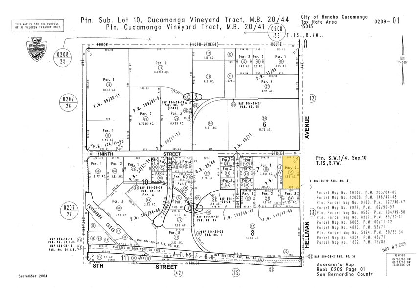 8740 Hellman Ave, Rancho Cucamonga, CA à louer - Plan cadastral - Image 3 de 6