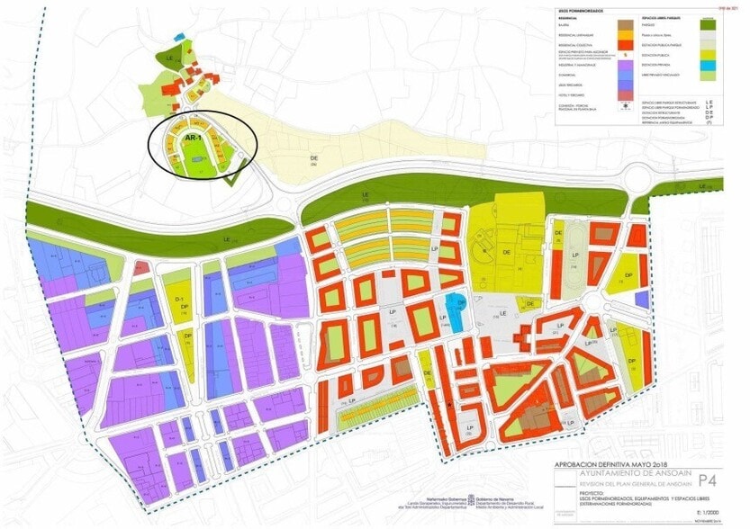 Calle Ermitapea, Ansoáin, Navarre for sale - Floor Plan - Image 1 of 18