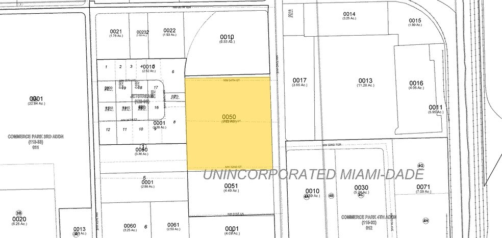 3108-3308 NW 72nd Ave, Miami, FL à louer - Plan cadastral - Image 2 de 13