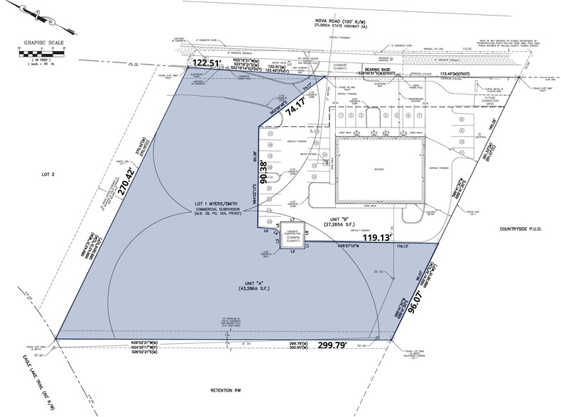 3798 S Nova Rd, Port Orange, FL à louer - Plan de site - Image 2 de 10