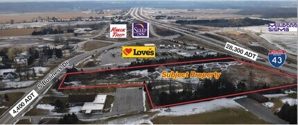 6532 S Business Dr, Sheboygan, WI - AERIAL  map view - Image1