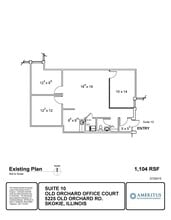5225 Old Orchard Rd, Skokie, IL à louer Plan d’étage- Image 1 de 1