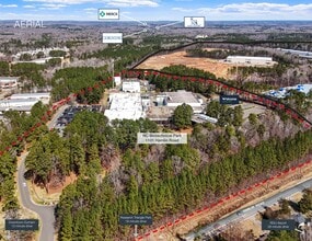 1101 Hamlin Rd, Durham, NC - Aérien  Vue de la carte