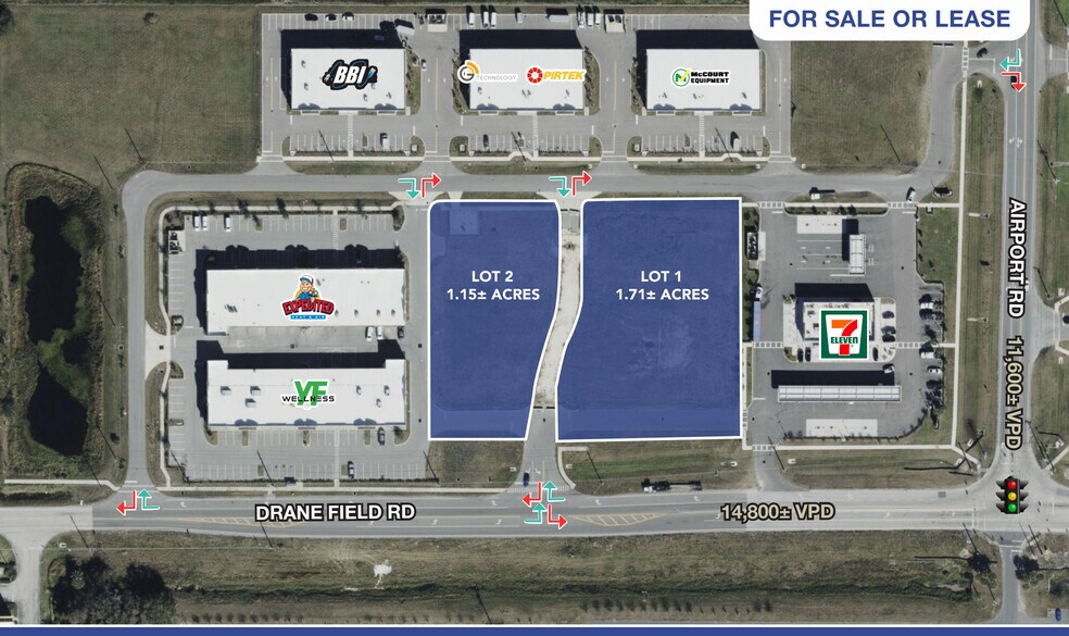 3650 Airport Commerce Dr, Lakeland, FL à louer - Plan de site - Image 1 de 3