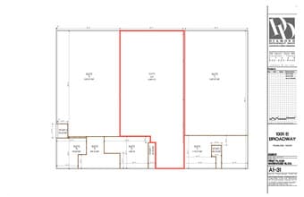 1331 E Broadway St, Pearland, TX for lease Typical Floor Plan- Image 1 of 3