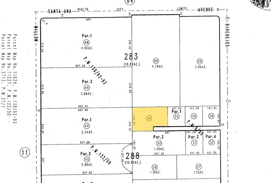 176 W Bryant St, Bloomington, CA à vendre - Plan cadastral - Image 2 de 2