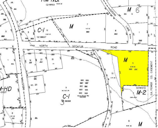 2935 N Decatur Rd, Decatur, GA for lease - Plat Map - Image 2 of 4