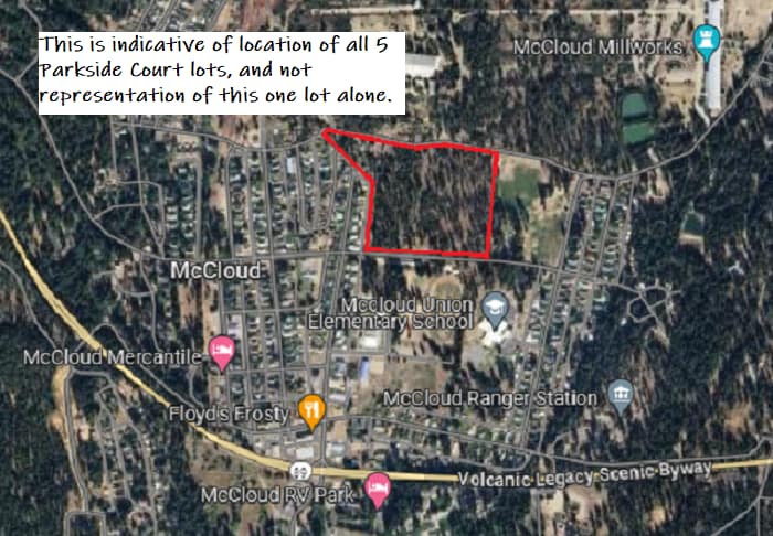 12 Parkside Court, Mccloud, CA à vendre - Aérien - Image 3 de 7