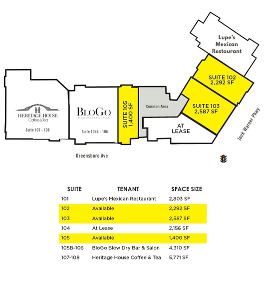 2330 Jack Warner Pkwy, Tuscaloosa, AL for lease - Site Plan - Image 3 of 3
