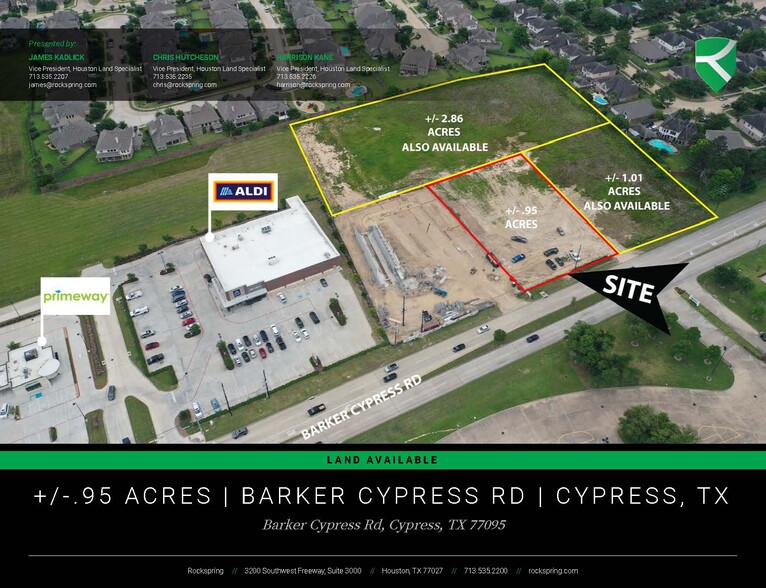 Barker Cypress Rd, Houston, TX à vendre - Photo du bâtiment - Image 1 de 1