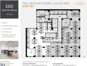 330 S Wells St, Chicago, IL à louer Plan d’étage- Image 1 de 8