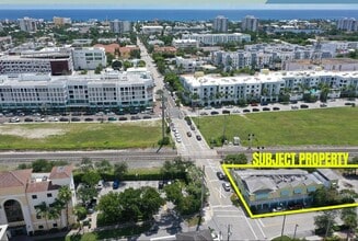 101 SE 2nd Ave, Delray Beach, FL - AERIAL  map view