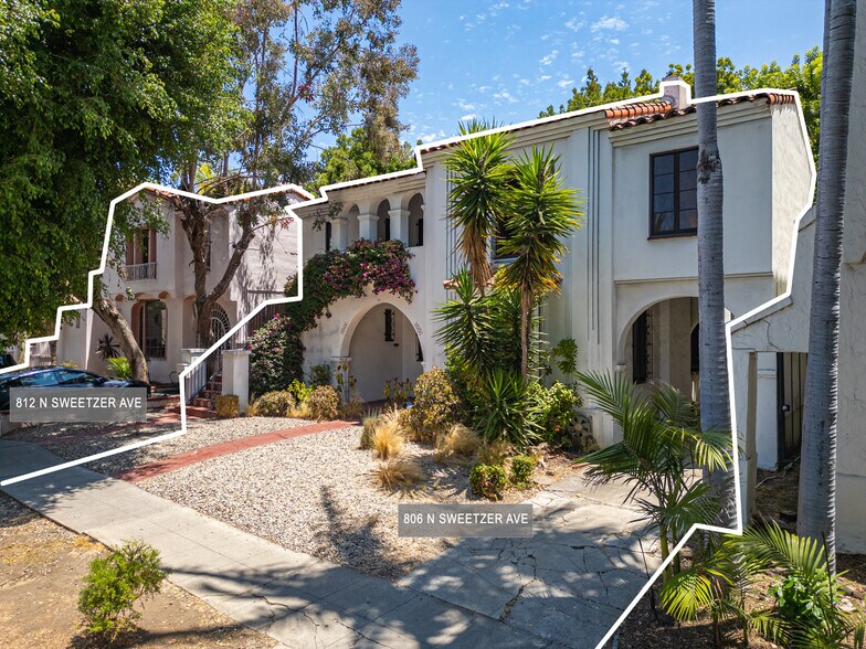 806 N Sweetzer Ave, West Hollywood, CA à vendre - Photo du bâtiment - Image 3 de 9