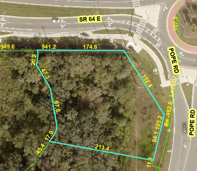 1650 Pope Rd, Bradenton, FL à vendre - Plan cadastral - Image 2 de 2