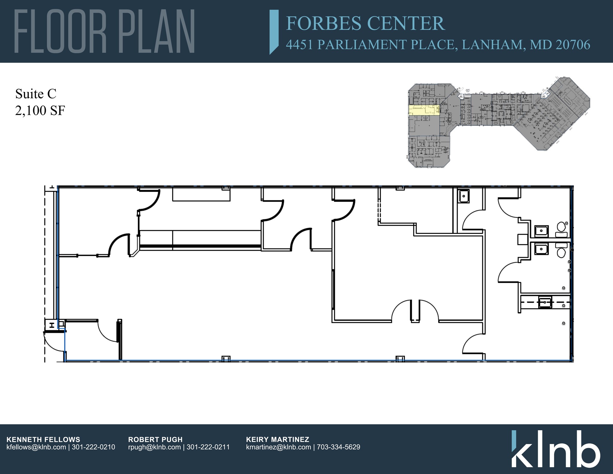 4451 Parliament Pl, Lanham, MD for lease Site Plan- Image 1 of 2