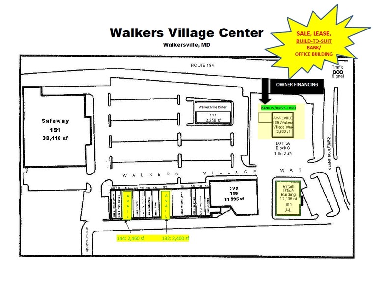 101 Walkers Village Way, Walkersville, MD à vendre - Plan de site - Image 1 de 1