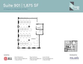 625 Marquette Ave, Minneapolis, MN à louer Plan d’étage- Image 1 de 1