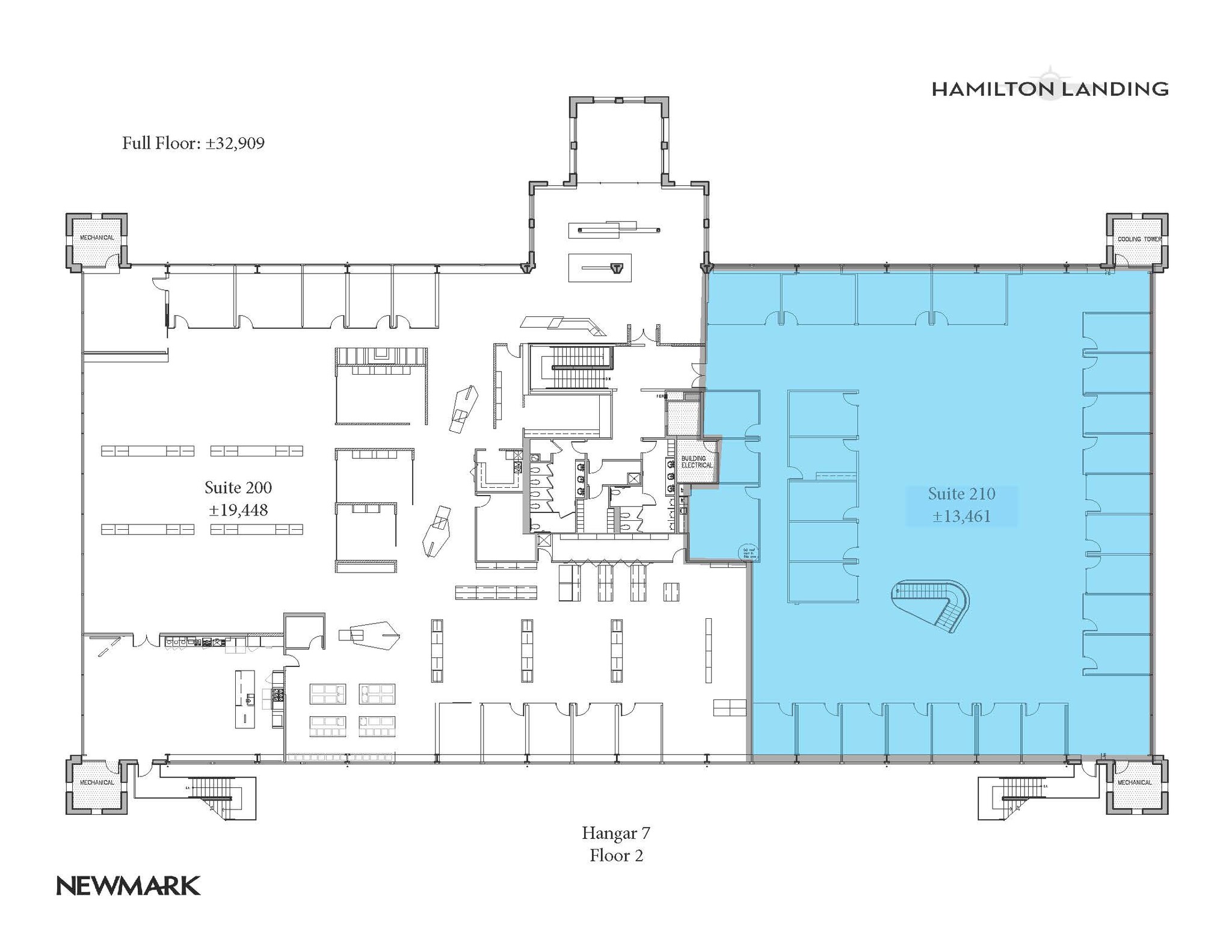 2-10 Hamilton Lndg, Novato, CA for lease Floor Plan- Image 1 of 1