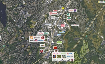 935-949 Providence Hwy, Norwood, MA - AÉRIEN  Vue de la carte