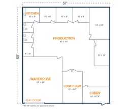 20220 Hempstead Rd, Houston, TX à louer Plan d’étage- Image 1 de 1