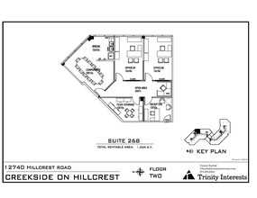 12740 Hillcrest Rd, Dallas, TX à louer Plan d’étage- Image 1 de 1