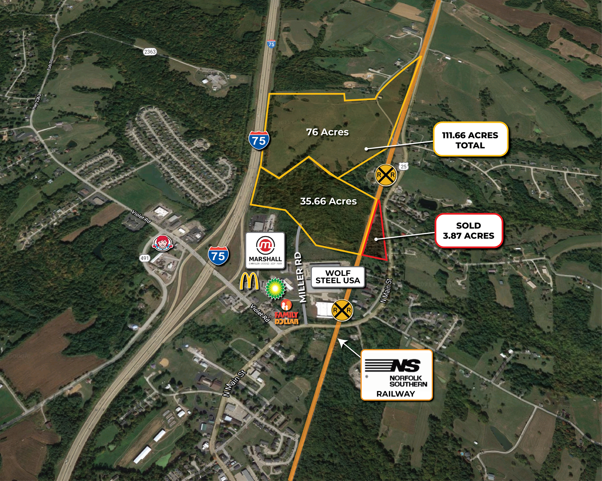 Dixie Hwy & Old Lexington, Crittenden, KY for sale Building Photo- Image 1 of 2