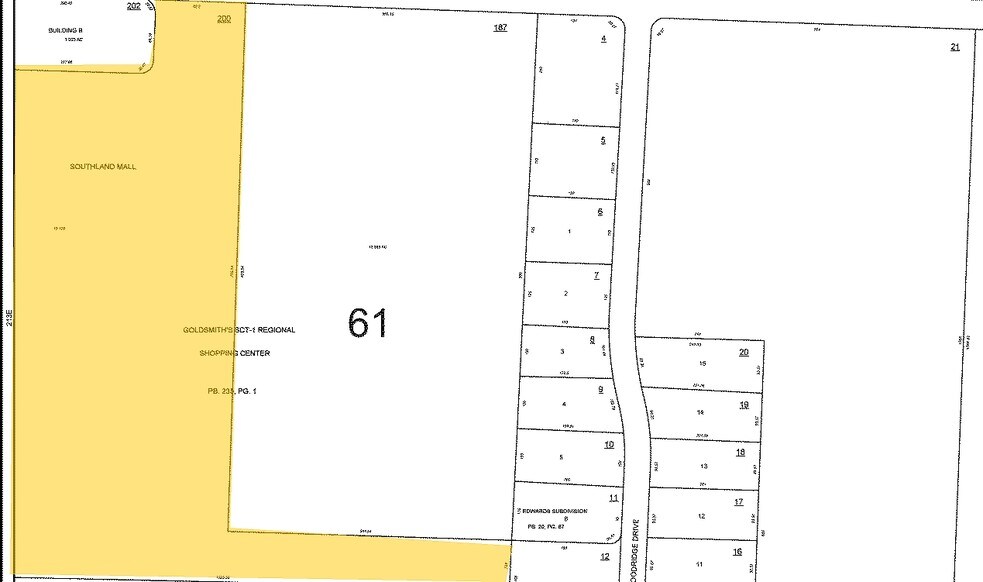 1215 E Shelby Dr, Memphis, TN à louer - Plan cadastral - Image 2 de 2
