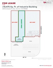 3575 S Santa Fe Ave, Vernon, CA for lease Site Plan- Image 1 of 2