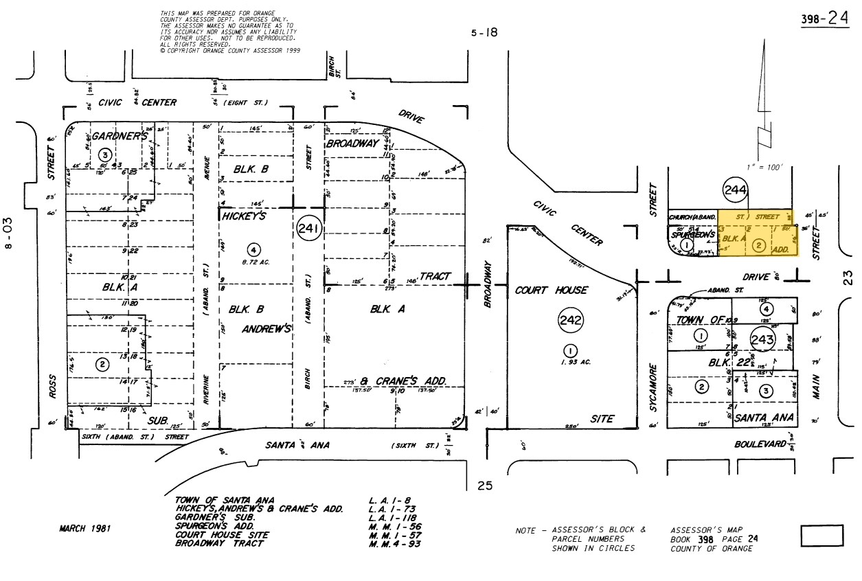 700 N Main St, Santa Ana, CA à louer Plan cadastral- Image 1 de 36