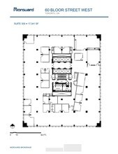 60 Bloor St W, Toronto, ON for lease Floor Plan- Image 1 of 1