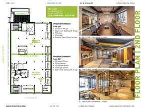 837 N Spring St, Los Angeles, CA à louer Plan d’étage- Image 1 de 1