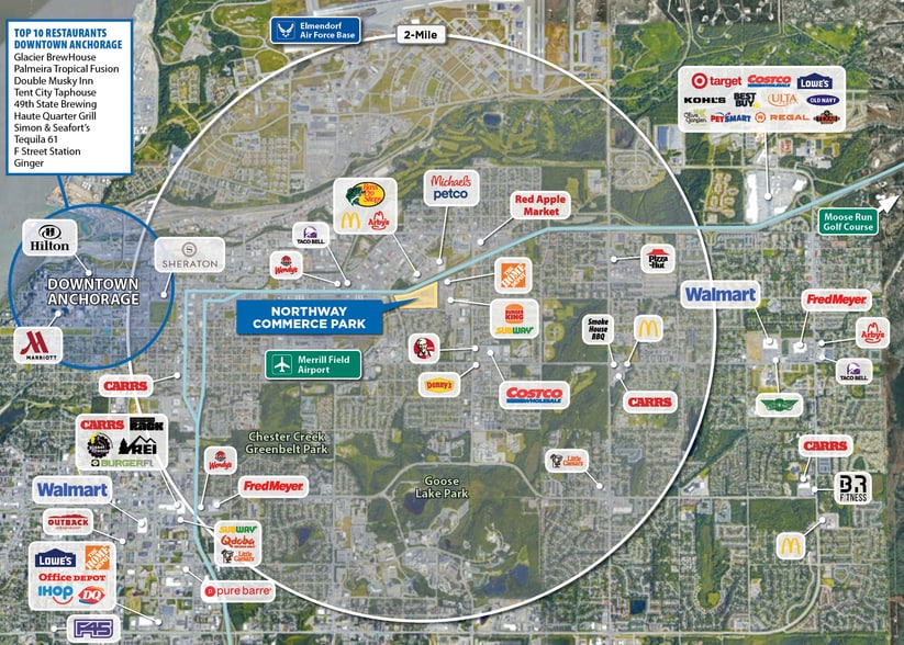 3101 Penland Pky, Anchorage, AK for lease - Aerial - Image 3 of 10