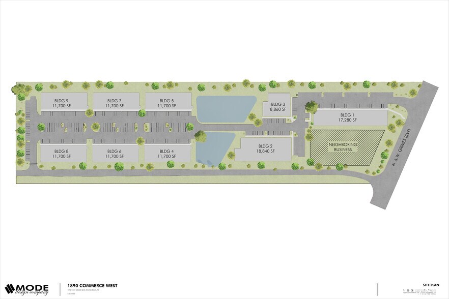 1890 Commerce Park, Round Rock, TX à louer - Plan de site - Image 3 de 3