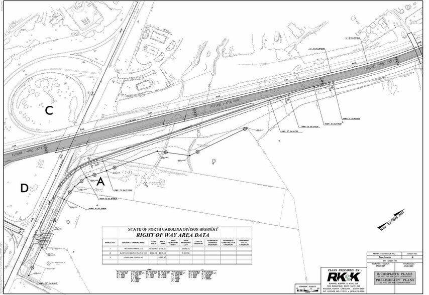 I-77 & Charlotte Hwy, Troutman, NC à vendre - Plan de site - Image 3 de 3