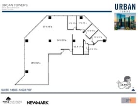 222 W Las Colinas Blvd, Irving, TX à louer Plan d’étage- Image 2 de 2
