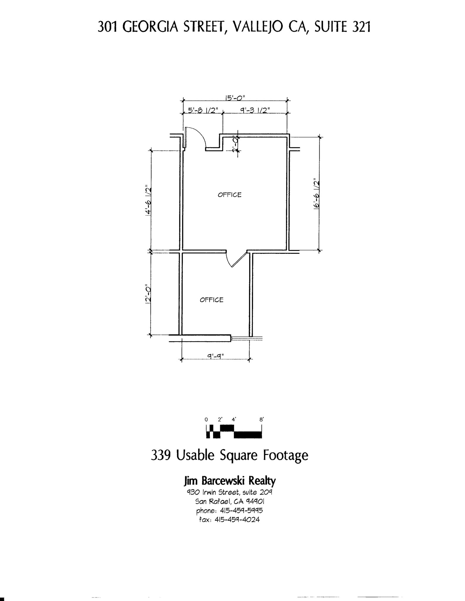 301 Georgia St, Vallejo, CA à louer Plan de site- Image 1 de 4