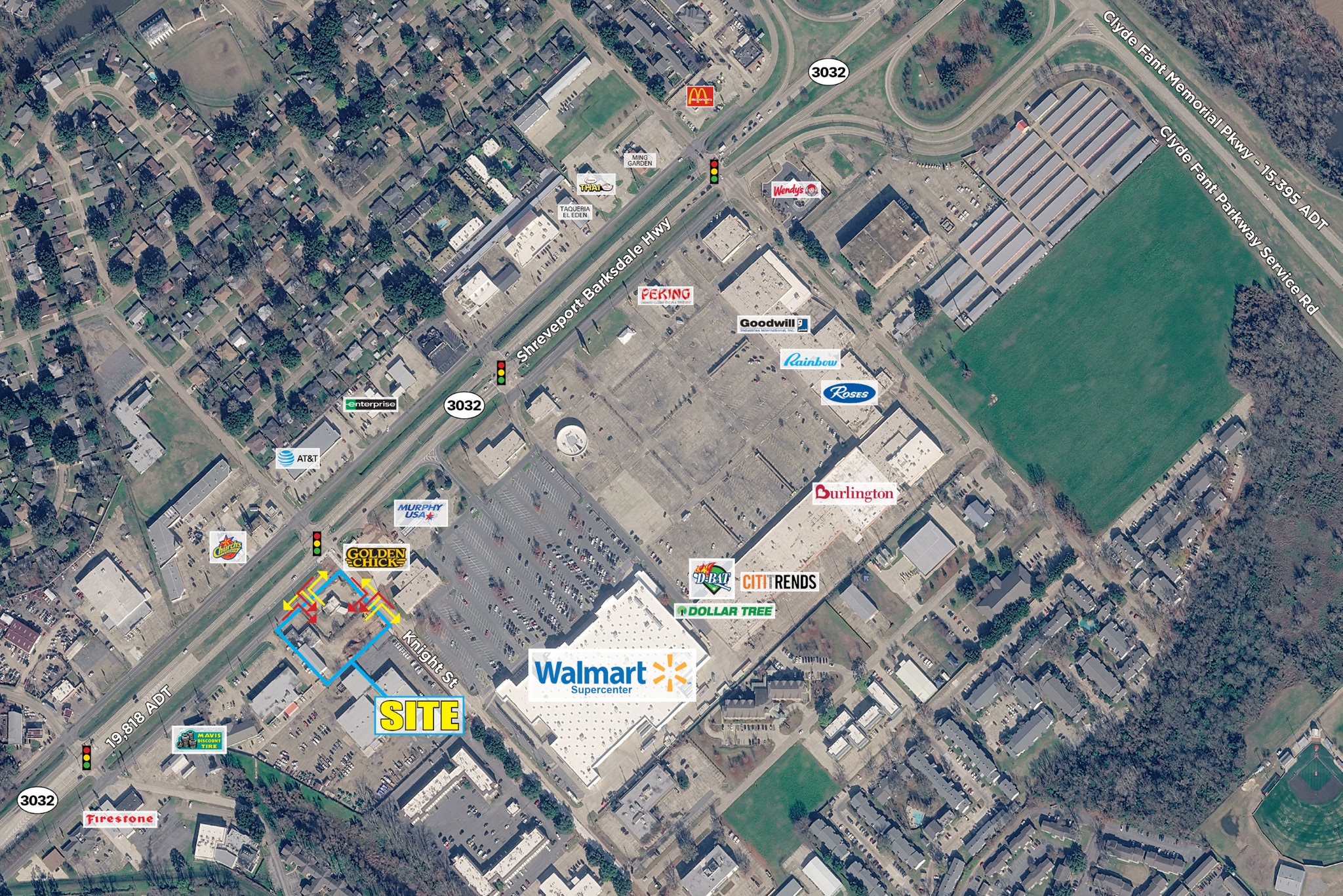 1051 Shreveport Barksdale Hwy, Shreveport, LA for lease Primary Photo- Image 1 of 7
