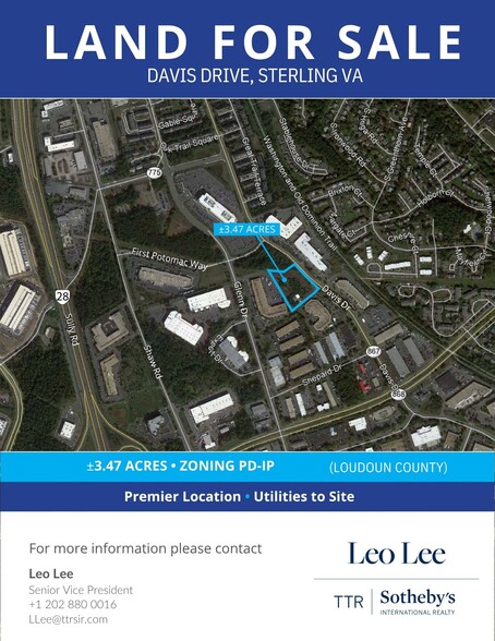 Davis Drive, Sterling, VA for sale - Building Photo - Image 1 of 1