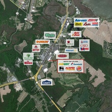 1856 Tappahannock Blvd, Tappahannock, VA - Aerial map view