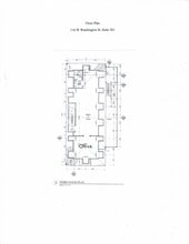 116 W Washington St, Middleburg, VA for lease Floor Plan- Image 1 of 4
