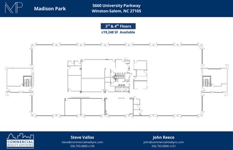 5620 University Pky, Winston-Salem, NC à louer Plan d’étage- Image 1 de 1
