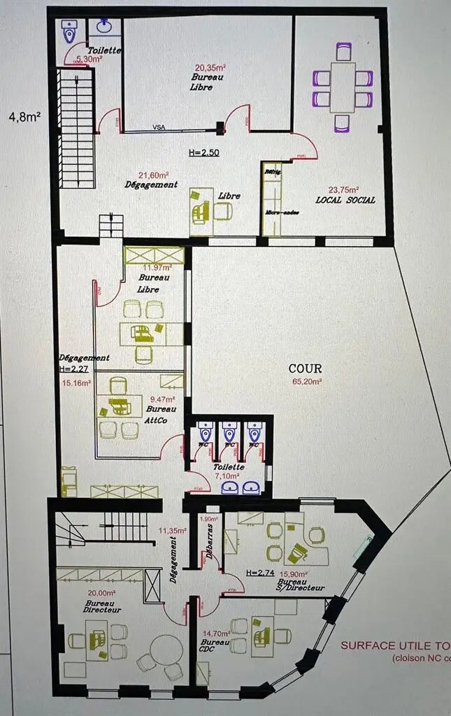 Retail in Saint-Maur-des-Fossés for lease Floor Plan- Image 1 of 3
