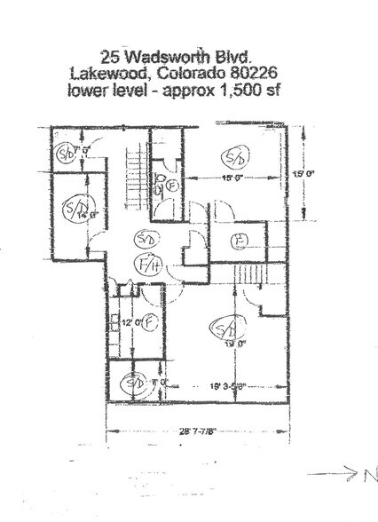 25 Wadsworth Blvd, Lakewood, CO à vendre - Plan d’étage - Image 3 de 13