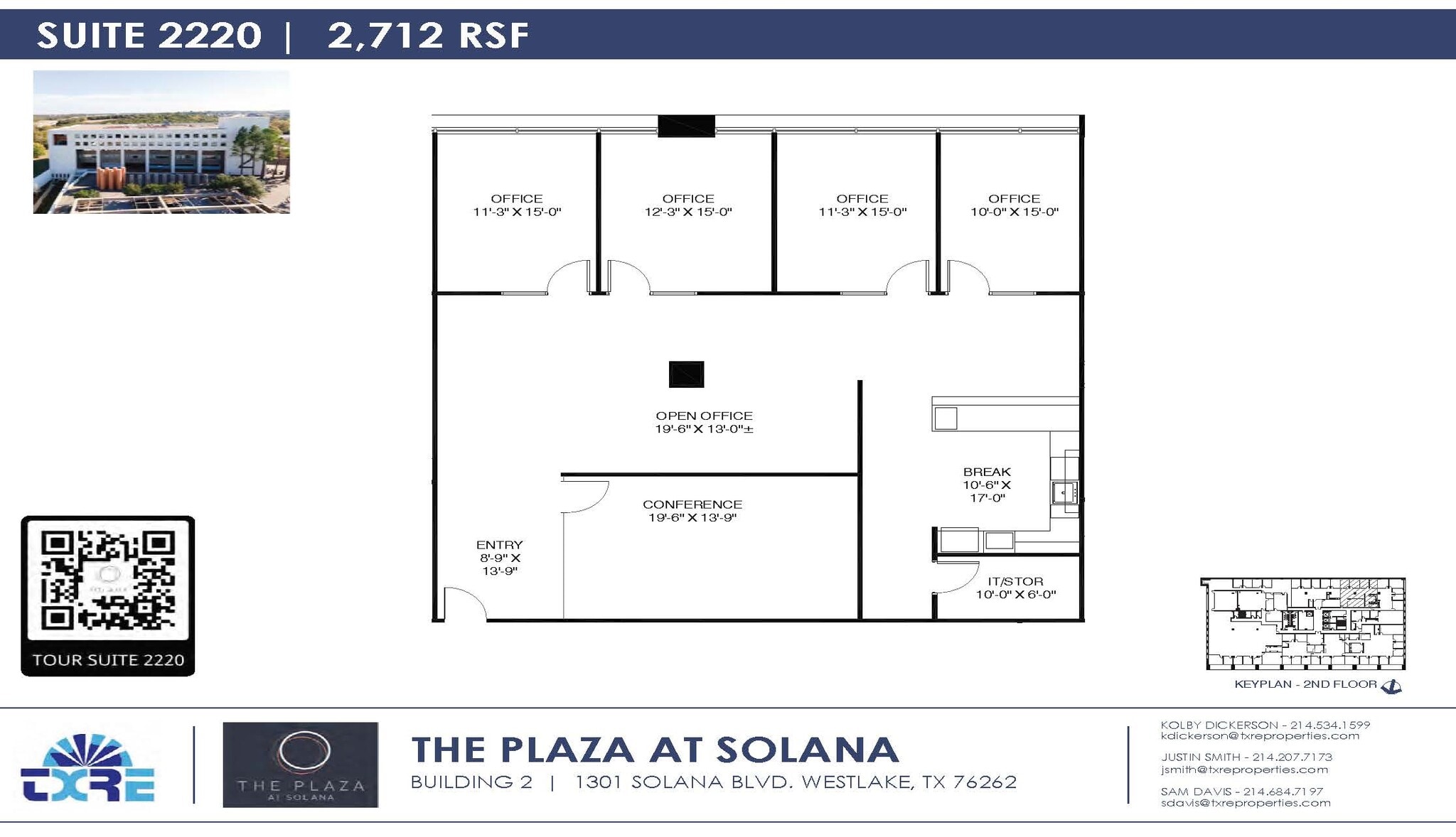 1301 Solana Blvd, Westlake, TX for lease Floor Plan- Image 1 of 5