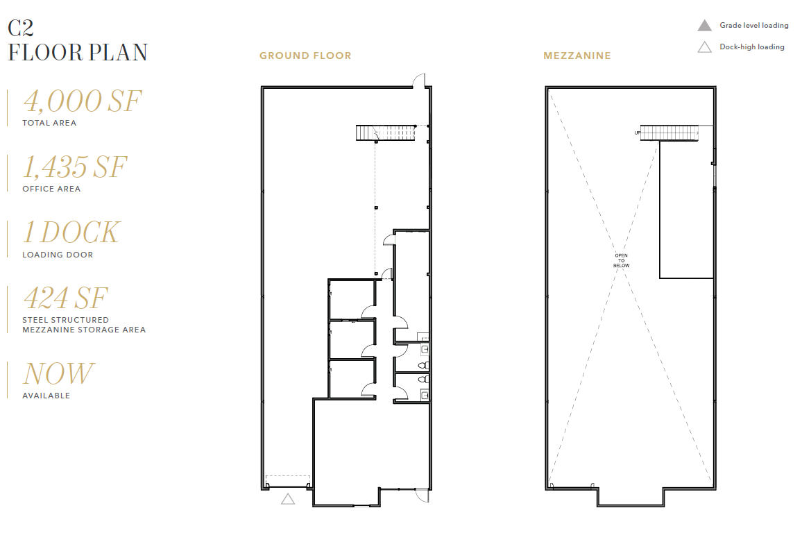 9775 SW Commerce Cir, Wilsonville, OR 97070 - Unité C2 -  - Plan d’étage - Image 1 of 2